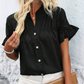 🌈2025 Summer New Products-🩷Women's Casual Ruffle Short Sleeve Top