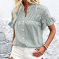 🌈2025 Summer New Products-🩷Women's Casual Ruffle Short Sleeve Top