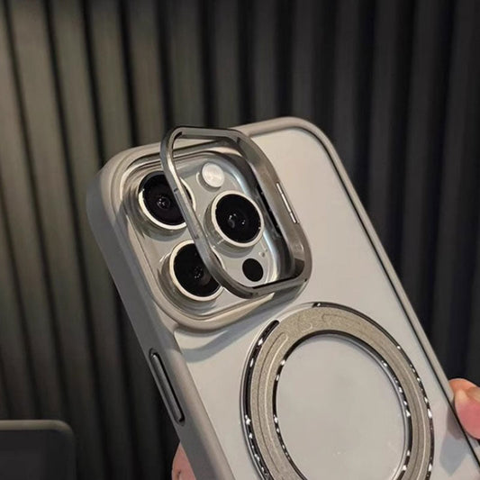 🔥Magnetic Phone Case with Hidden Brackets & Lens Films for iPhone