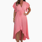 🌷Summer Hot Sale 49% OFF🍃Women's Resort Style V-Neck Polka Dot Ruffle Sleeve Dress