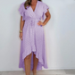 🌷Summer Hot Sale 49% OFF🍃Women's Resort Style V-Neck Polka Dot Ruffle Sleeve Dress