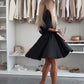 🔥2025 Summer Sale💥V-Neck Solid Asymmetrical Hem Dress