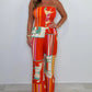 🔥🔥2025 Hot Sale💥Fashion Casual Strapless Printed Jumpsuit