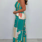 🔥🔥2025 Hot Sale💥Fashion Casual Strapless Printed Jumpsuit