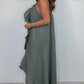 Women's Spaghetti Strap Dress with Asymmetrical Hem