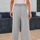 🔥2025 Summer New-❤️ Women's Casual High-Waist Straight Leg Trousers