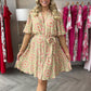 🏖️Last Day Special Sale 60% OFF🌼Woman's Elegant Printed V-Neck Dress