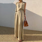 Sleeveless Top Wide Leg Pants 2-Piece Set