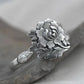 🌺Vintage Silver 3D Peony Bracelet