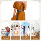 Women's V-Neck Ruffle Asymmetrical Dress