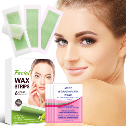 ⚡2025  Hot Sale 50% OFF 🔥90PCS Body Hair Removal Wax Strips
