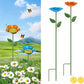 Bee and Butterfly Water Feeder with Flower Design