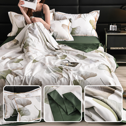 ⏳Time-limited Special⌛Cooling Breathable Floral Bed Sheet (4-Piece Set)