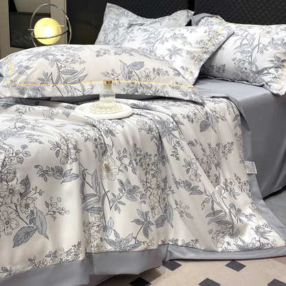 ⏳Time-limited Special⌛Cooling Breathable Floral Bed Sheet (4-Piece Set)