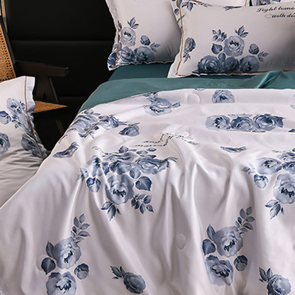 ⏳Time-limited Special⌛Cooling Breathable Floral Bed Sheet (4-Piece Set)