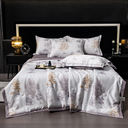 ⏳Time-limited Special⌛Cooling Breathable Floral Bed Sheet (4-Piece Set)