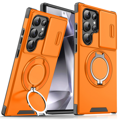Camera Protection Magnetic Stand Phone Case for Samsung