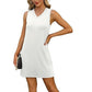 💕 Gentleness meets practicality!👗 Women’s V-Neck Tank Mini Dress