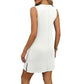 💕 Gentleness meets practicality!👗 Women’s V-Neck Tank Mini Dress