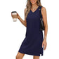💕 Gentleness meets practicality!👗 Women’s V-Neck Tank Mini Dress