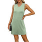 💕 Gentleness meets practicality!👗 Women’s V-Neck Tank Mini Dress