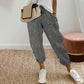 💕What should I wear tomorrow?💕Striped linen cotton trousers for women