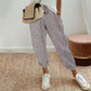 💕What should I wear tomorrow?💕Striped linen cotton trousers for women