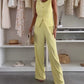🌸Summer Hot Sale 49%OFF🌸Women's Sleeveless Top and Full-Length Pants Set