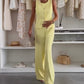 🌸Summer Hot Sale 49%OFF🌸Women's Sleeveless Top and Full-Length Pants Set