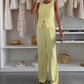🌸Summer Hot Sale 49%OFF🌸Women's Sleeveless Top and Full-Length Pants Set