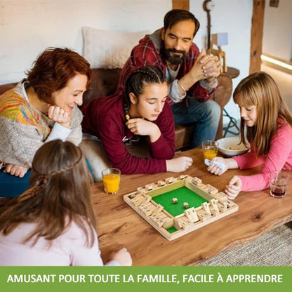 🔥FUN FAMILY GAMES – Shut The Box Board Game🎲