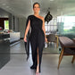 ⏳Time-limited Special⏰Women's Elegant Off-Shoulder Slit Maxi Dress👗