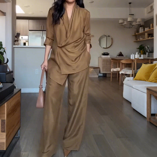 Women’s Fashion Top Pants 2- Piece Set