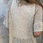 Women’s Solid One Button Knitted Top