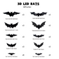🔥 LAST DAY PROMOTION - 50%OFF 🔥🦇Halloween 3D Bat LED Wall Light Decor