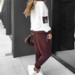 💜 LAST DAY PROMOTION - 50%OFF 💜 Color-Block Pullover Hoodie & Jogger Pants Set