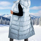 🔥HOT SALE 50% OFF🔥Women's Long Puffer Vest | Quilted Hood & Button Closure❄️