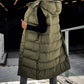 🔥HOT SALE 50% OFF🔥Women's Long Puffer Vest | Quilted Hood & Button Closure❄️