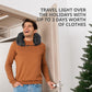 Stuffable Clothing Travel Neck Pillowcase