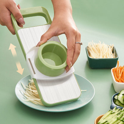 📢 49% OFF NOW! 🔪 Multifunctional Kitchen Chopper with Hand Guard – 5 Blades, Non-Slip Base & Quick Vegetables Chopping 🥕⚠️📦