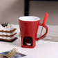 🍫🫕Ceramic Chocolate Fondue Mug🎁