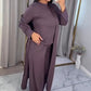 ⏳Limited-time 50% off⏰Women's Casual 3-Piece Outfit Set (long cardigan, top and pants)👚👖