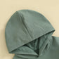 Baby Hoodie Romper with Front Pocket