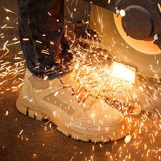 🏷️Industrial-Grade Safety Shoes | Anti-Slip • Anti-Puncture • Heat-Resistant