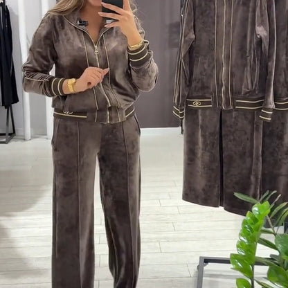 🌟 Women’s 2-Piece Athleisure Set – Elegant Comfort, Seasonal 50% Discount! 💕