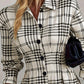 👗Women’s Graceful Plaid A-Line Shirt Dress