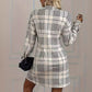 👗Women’s Graceful Plaid A-Line Shirt Dress