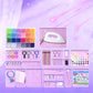 🎨Christmas Gift 67% OFF! 🎁 COMPLETE CRAFT KIT - 96 Colors with Storage Case, Perfect for Kids' Art Projects and Creative Development, Ideal Christmas Gift 👧✂️