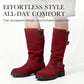 💖Black Friday Mega Deal – 61% off!💖Women's Slouchy Boots, Mid-Calf Length