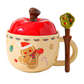 🎁The best Christmas gift ✨ Cute Apple-Shaped Ceramic Mug Set